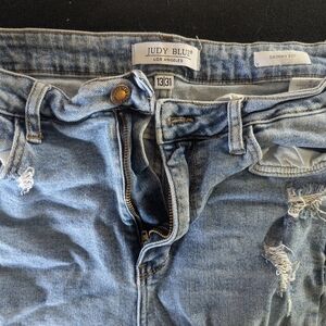 Judy Blue Distressed Denim Shorts